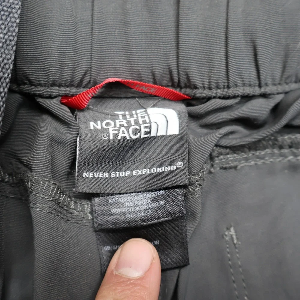 North Face Pant Men Medium Black Convertible Quick Dry Lightweight Outdoor 30x29